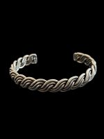 Brățară reglabilă din argint - model împletit