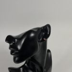 Cercei din argint decorat cu cristal Orange