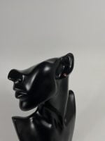 Cercei din argint decorat cu cristal Orange