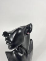 Cercei din argint decorat cu cristal Roz