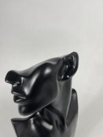 Cercei din argint decorat cu cristal albastru