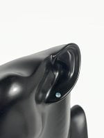 Cercei din argint decorat cu cristal albastru - imagine 2