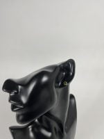 Cercei din argint decorat cu cristal olive