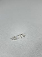 Cercei din argint decorat cu cristal în formă de semilună - imagine 3