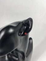 Cercei din argint decorat cu cristal roșu - imagine 2