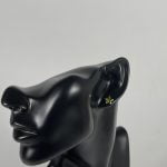 Cercei din argint în forme de stea decorat cu cristal Olive