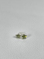 Cercei din argint în forme de stea decorat cu cristal Olive - imagine 3