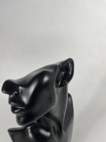 Cercei din argint decorat cu cristal Mov