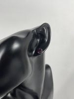 Cercei din argint decorat cu cristal Mov - imagine 2