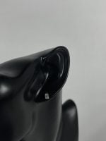 Cercei din argint decorat cu cristal transparenți - imagine 2