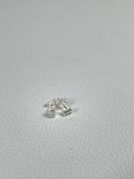 Cercei din argint decorat cu cristal transparenți - imagine 3