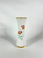 Vază J. Seltmann  motiv floral și decorat cu aur coloidal