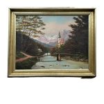 Tablou extravagant - Lungime: 95 cm- Pictor: Georg Kuboth