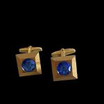 Butoni Placati cu Aur - Model "BLUE"