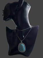 Pandantiv Mare cu TURCOAZ Reconstituit - imagine 4