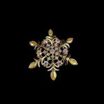 Brosa cu Strasuri Aurora Boreala