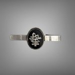 Clema Cravata Argint Made in Hong Kong