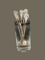 Lingurite Cocktail Argintate - Suedia - imagine 3