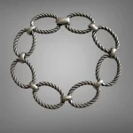 Art Deco Bratara Argint Rowi Rodi & Wienenberger