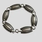 Art Deco - Bratara Argint