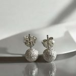 Cercei Argint model Perluta