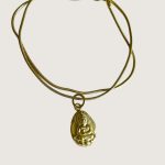 Set Lant+ Medalion BUDDHA Argint aurit