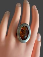 Inel Argint cu Chihlimbar