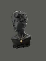 Set Lant+ Medalion BUDDHA Argint aurit - imagine 2