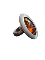 Inel Argint cu Chihlimbar - imagine 3