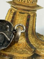 Art-Deco Medalion Argint cu Chihlimbar - imagine 4