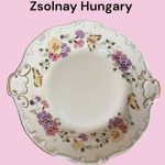Platou 25 cm Portelan de Lux Zsolnay Hungary