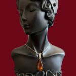 Medalion  Argint cu Chihlimbar