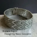 Bratara Deosebita Argint -Design by Bovo Giovanni 51 gr
