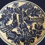 Platou mare Ceramica cu Cobalt 30 cm