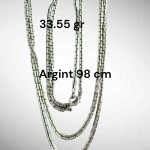 Lant Lung din Argint 98 cm