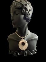 Medalion Mare - Argint cu Sidef - imagine 2