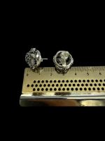 Cercei Argint Deosebiti cu imitatii Safire - imagine 5