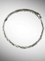 Colier Argint Model Impletit 45 cm - imagine 2