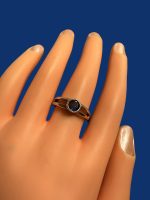 Inel Argint cu Safir de apa - Iolit 17,40 mm - imagine 2