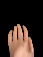 Inel Argint in stil Eternity 20 mm - imagine 2