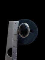 Inel Argint  cu Cuart Fumuriu 17 mm - imagine 3