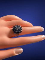 Inel Argint cu Topaz si Diamant - imagine 4