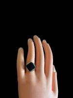Inel Argint cu Onix  17 mm - imagine 2
