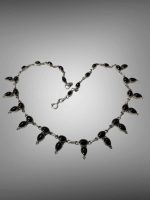 Colier Argint cu Onix- Princess Style