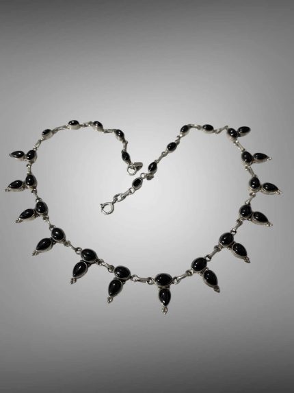 Colier Argint cu Onix- Princess Style