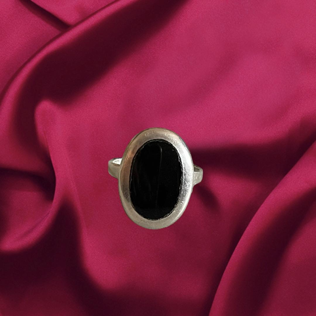 517851055_10231713663925632_5804106245174283217_n Inel Argint cu Onix -Model Clasic 19.43 mm - imagine 1