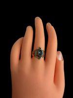 Inel Argint cu London Blue Topaz - imagine 4