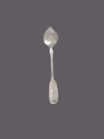 Lingurita Antica din Argint 14 cm - imagine 2