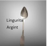Lingurita Antica din Argint 14 cm