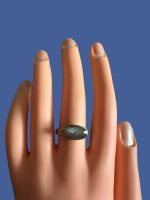 Inel Argint cu Labradorit Fatetat 17.30 mm